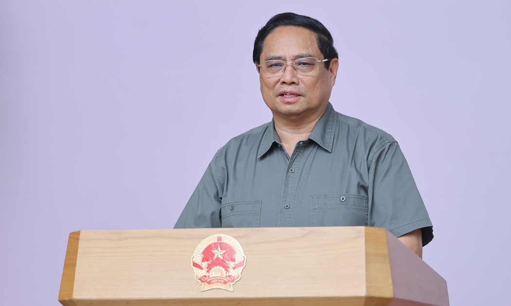 Thủ tướng Phạm Minh Chính chủ trì hội nghị - Ảnh: VGP