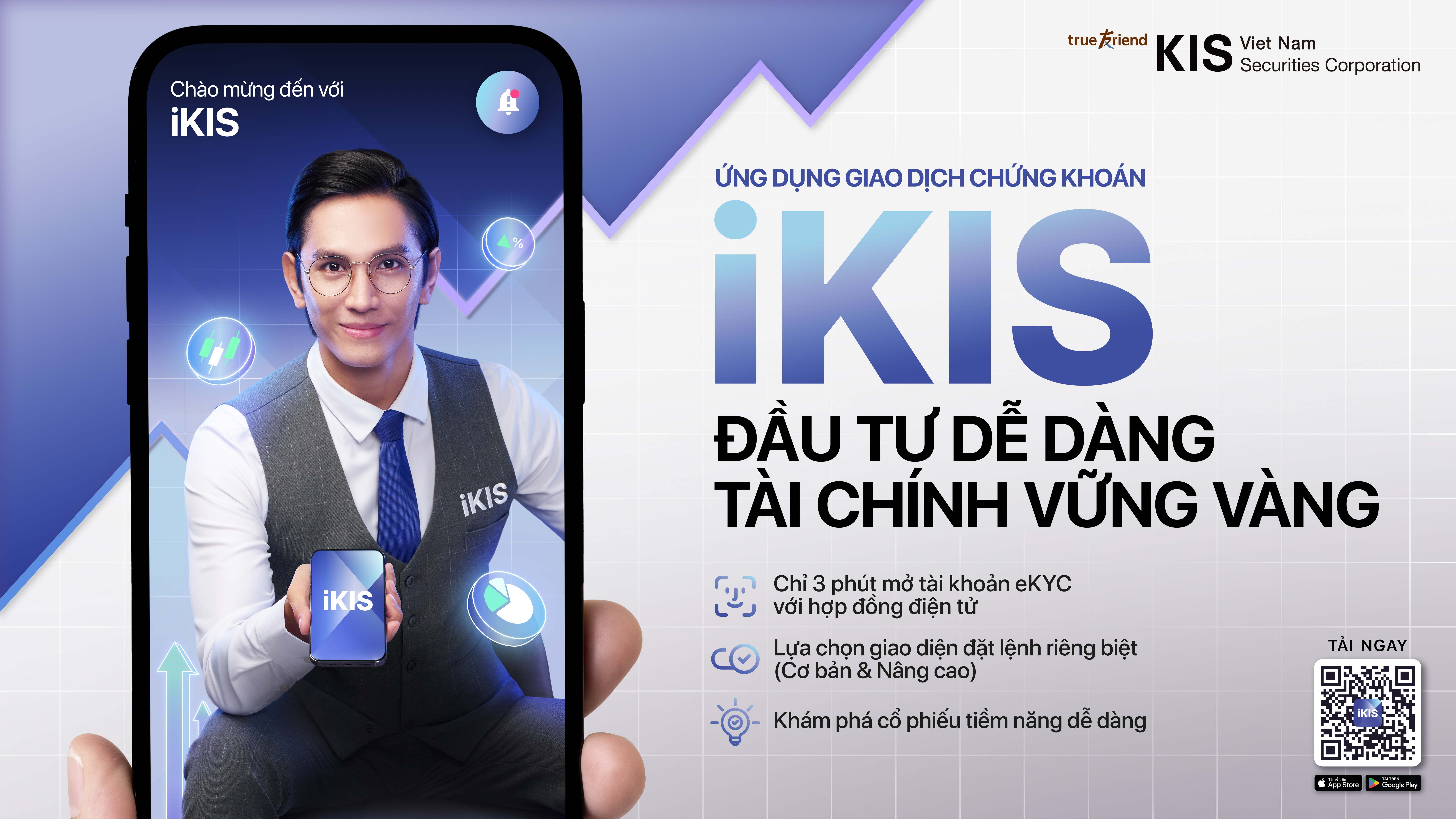 Chứng khoán KIS ra mắt ứng dụng giao dịch mới iKIS.