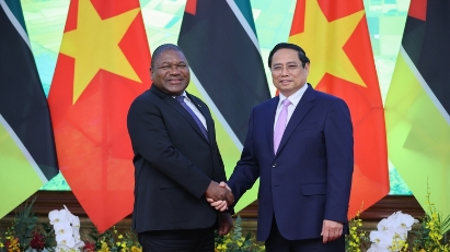 PM Chinh meets with visiting Mozambican President