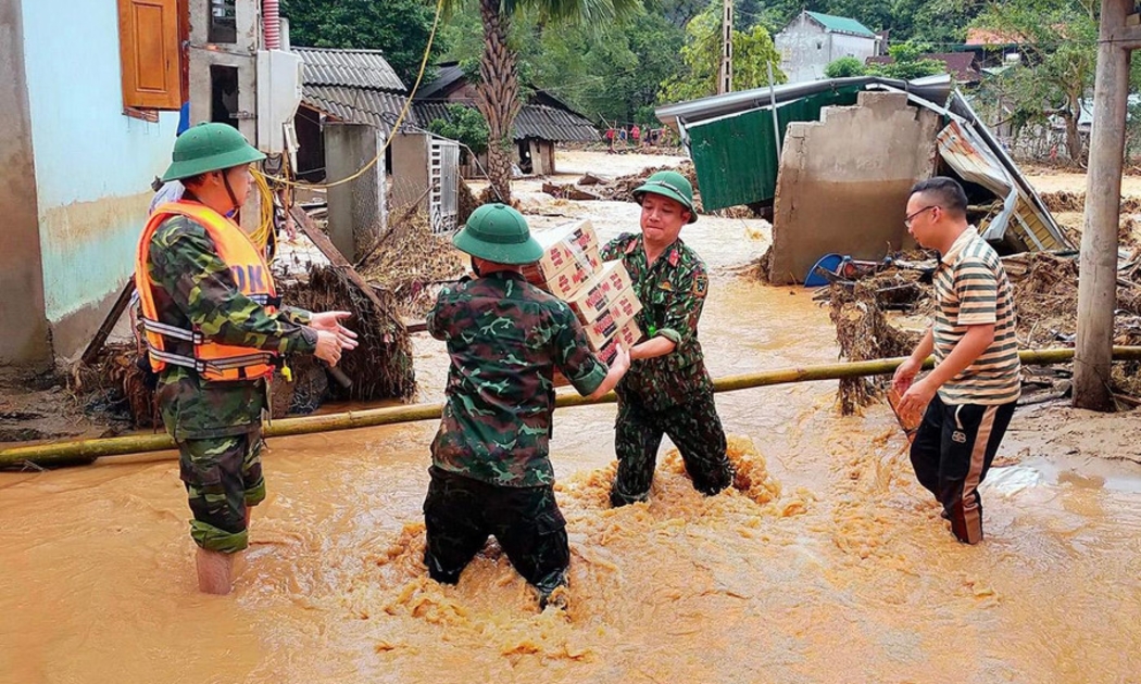 Bão số 3 và hoàn lưu sau bão đã gây mưa lớn trên diện rộng ở Bắc Bộ, đặc biệt tại các tỉnh miền núi và trung du Bắc Bộ - Ảnh: VGP