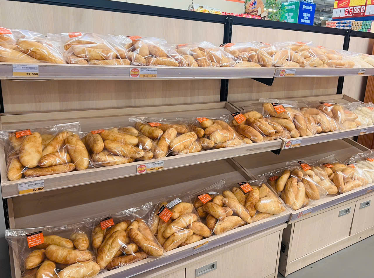 Nhu cầu của quầy Bakery tăng, đặc biệt với mặt hàng bánh mì tươi sản xuất tại chỗ.