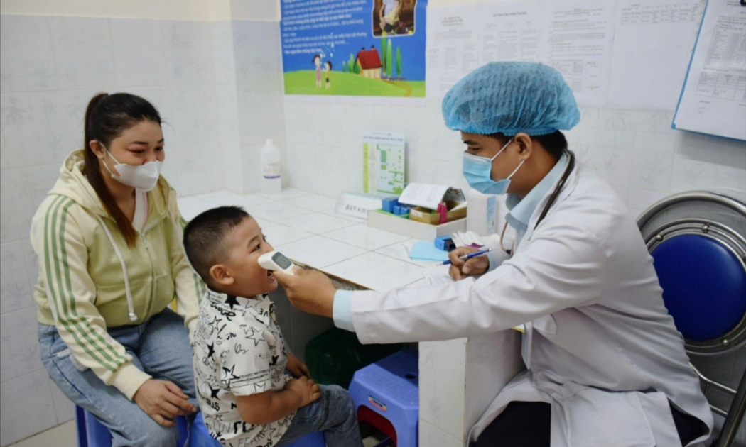 Trẻ em TP. HCM được tiêm vaccine sởi. Ảnh: Sở Y tế TP. HCM.