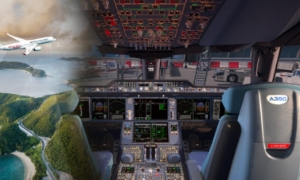 Thiết bị huấn luyện quy trình bay bằng công nghệ thực tế ảo do Airbus phát triển đem đến môi trường ảo chân thực, được thiết kế riêng cho những dòng máy bay đặc thù