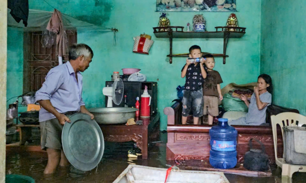 Toàn huyện Thạch Thành có 172 hộ ngập lụt