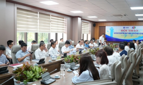 Tổng Công ty Quản lý Bay Việt Nam cùng Tập đoàn FPT thảo luận cấp cao về chuyển đổi số 