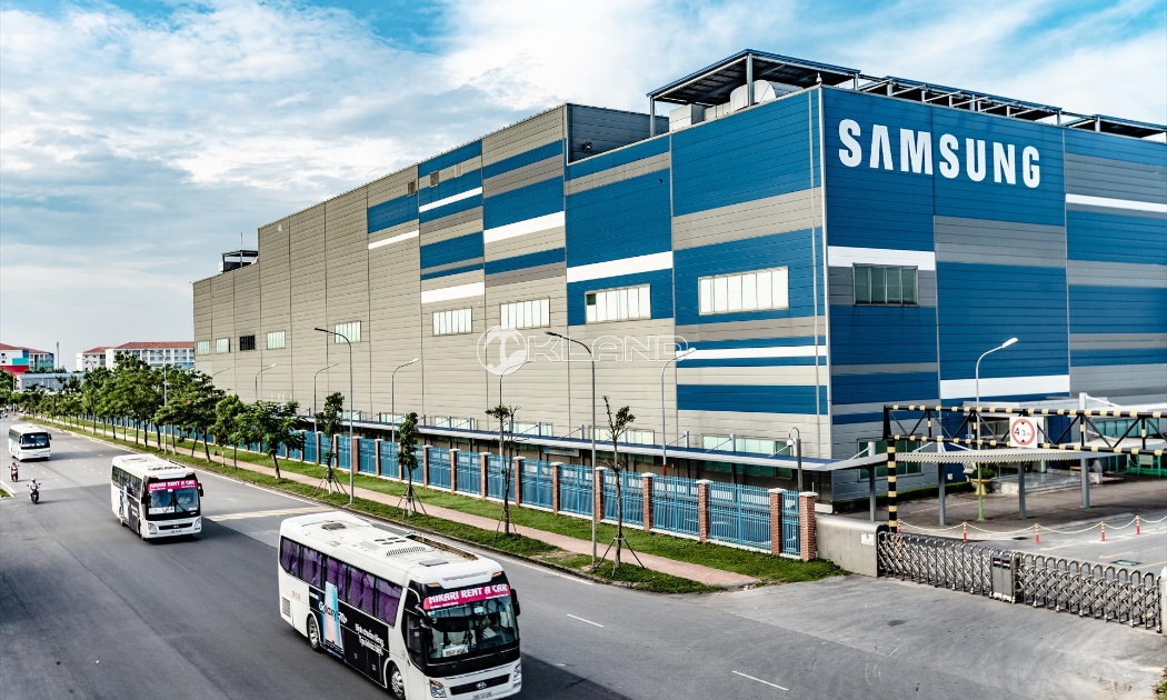 Samsung Display Việt Nam đầu tư 1,8 tỷ USD cho dự án sản xuất màn hình và linh kiện điện tử của tại khu công nghiệp Yên Phong (Bắc Ninh).