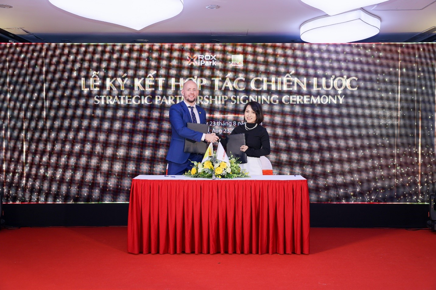 ROX iPark hợp t&aacute;c chiến lược với c&aacute;c đối t&aacute;c để tăng cường thu h&uacute;t d&ograve;ng vốn FDI.
