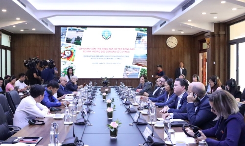 Quốc tế hỗ trợ hơn 13 triệu USD cho người dân Việt Nam khắc phục hậu quả bão số 3