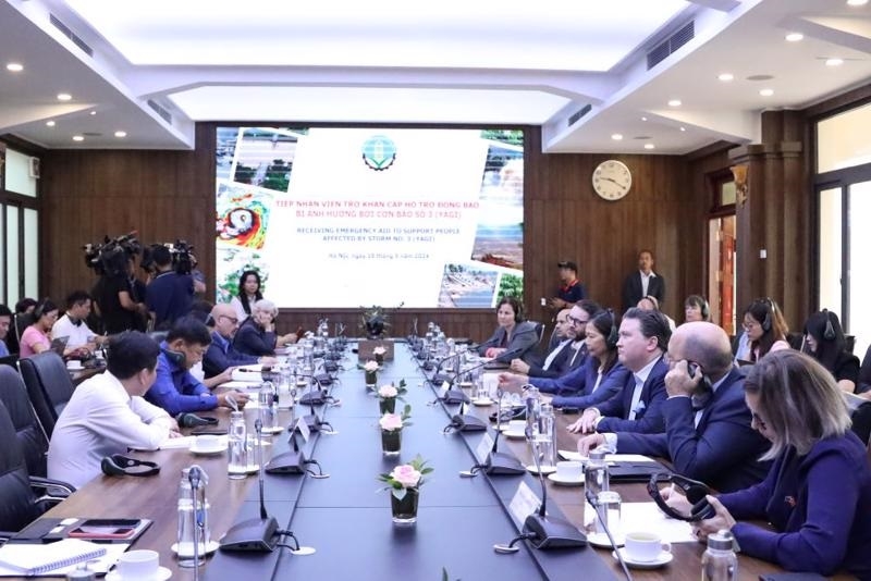 Vietnam receives over $13 mln pledged for Typhoon Yagi recovery