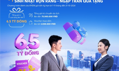Mừng sinh nhật 30 năm, MB tiếp tục tri ân khách hàng doanh nghiệp quà tặng lên đến 6,5 tỷ đồng 