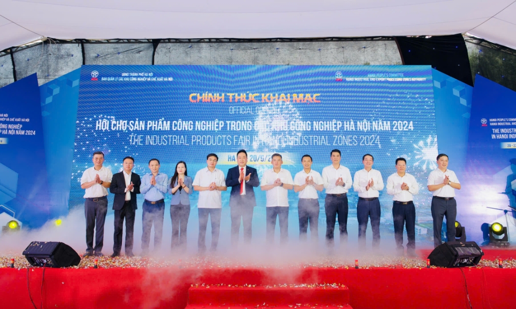 Lễ khai mạc Hội chợ sản phẩm công nghiệp trong Khu công nghiệp Hà Nội 2024