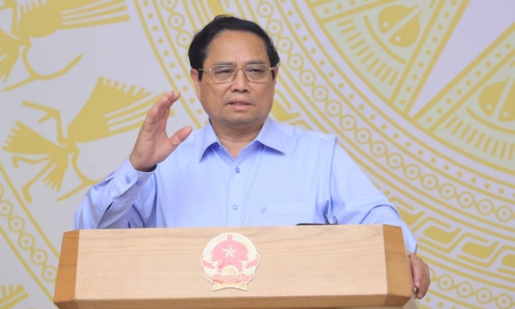 Thủ tướng Phạm Minh Chính phát biểu tại hội nghị.