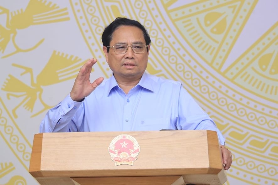 Thủ tướng Phạm Minh Chính phát biểu tại hội nghị.