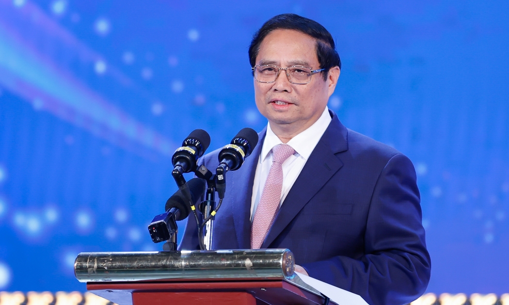 Thủ tướng Phạm Minh Chính phát biểu tại Hội nghị. Ảnh: VGP.