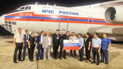 Russia granted 35 tons of humanitarian aid to Vietnam’s Typhoon Yagi victims 