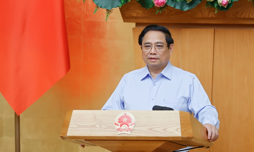 Thủ tướng Phạm Minh Chính tại phiên họp - Ảnh: VGP