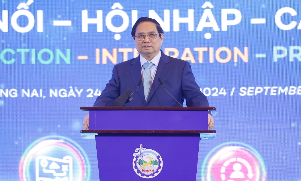 Thủ tướng phát biểu tại hội nghị - Ảnh: VGP