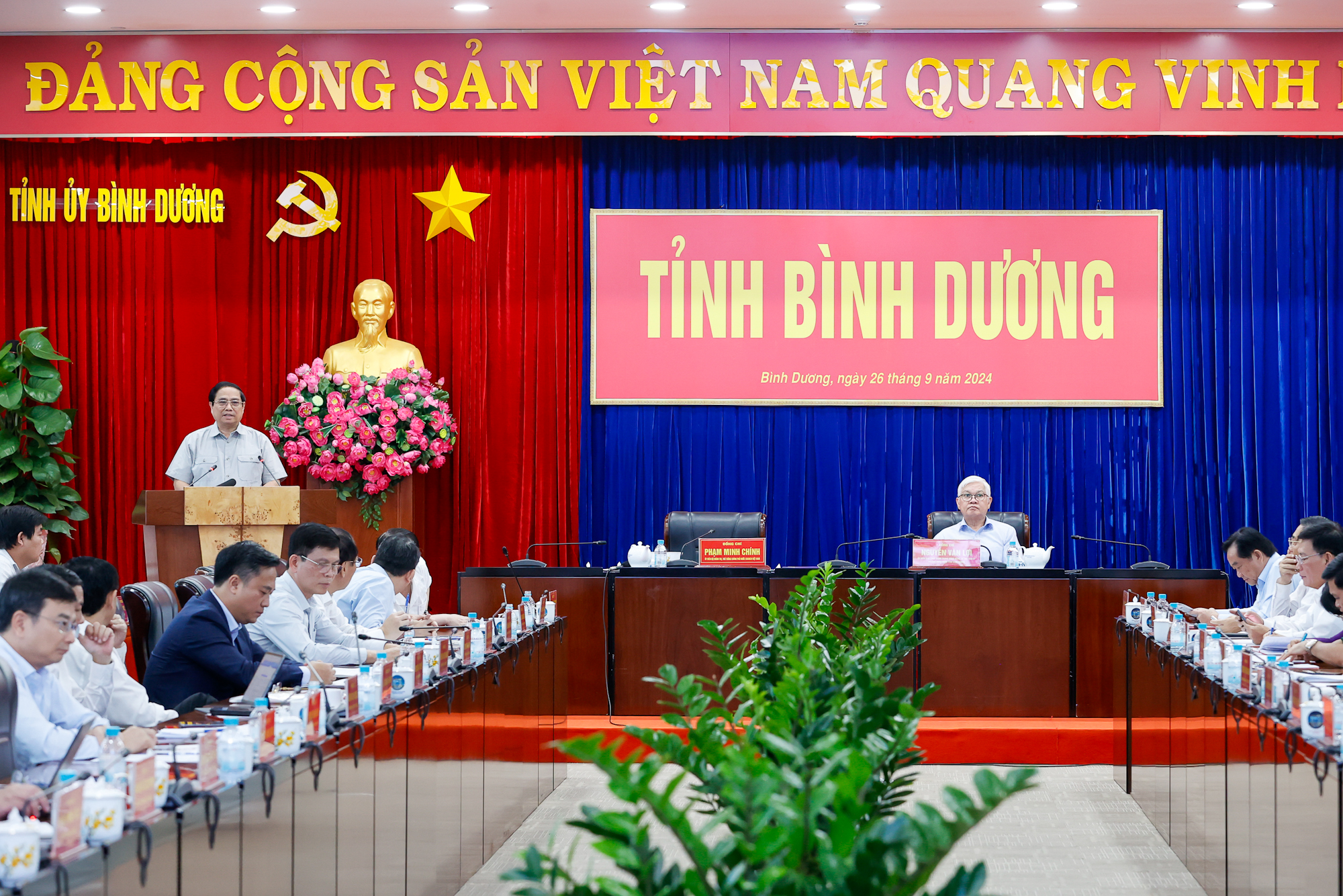 Quang cảnh cuộc làm việc - Ảnh: VGP