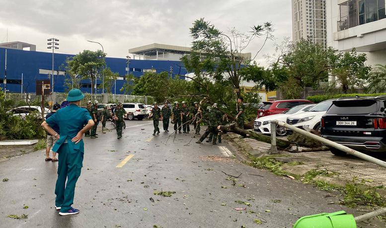 Many localities in the northern of Vietnam suffered many damages from typhoon Yagi.