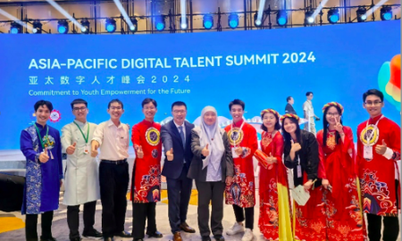 6 sinh viên Việt Nam tham dự APAC Digital Talent Summit 2024.
