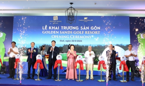 Khai trương sân gôn Golden Sands Golf Resort  nơi miền di sản cố đô Huế 