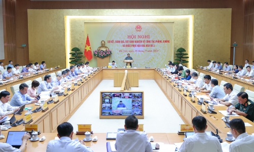 Thủ tướng chủ trì hội nghị sơ kết, đánh giá, rút kinh nghiệm về công tác phòng chống và khắc phục hậu quả bão số 3