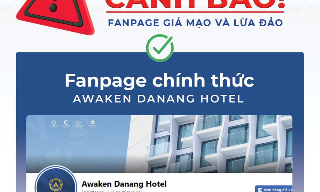 Tình trạng giả mạo facebook cho mục đích lừa đảo xảy ra nhiều ở các resort, khách sạn phân khúc 4 - 5 sao.