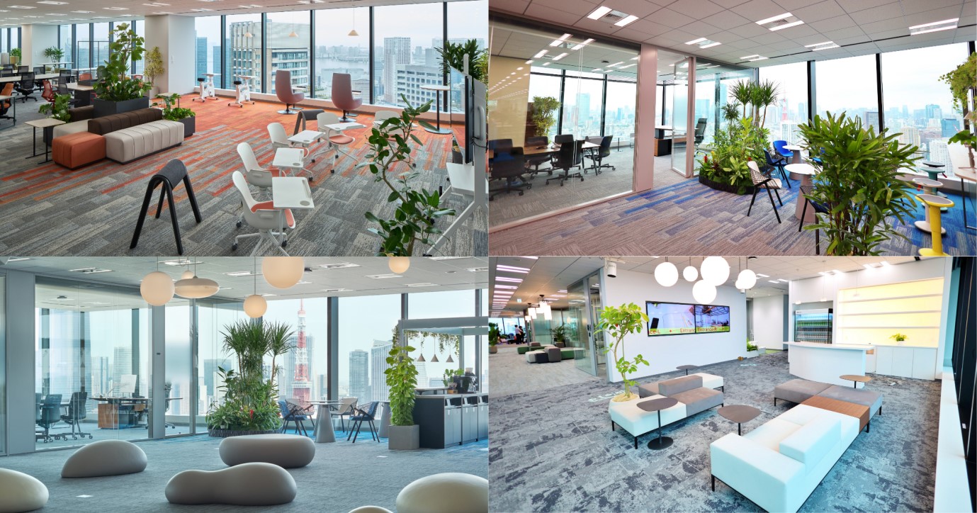 B&ecirc;n trong văn ph&ograve;ng Mita của FPT Japan.