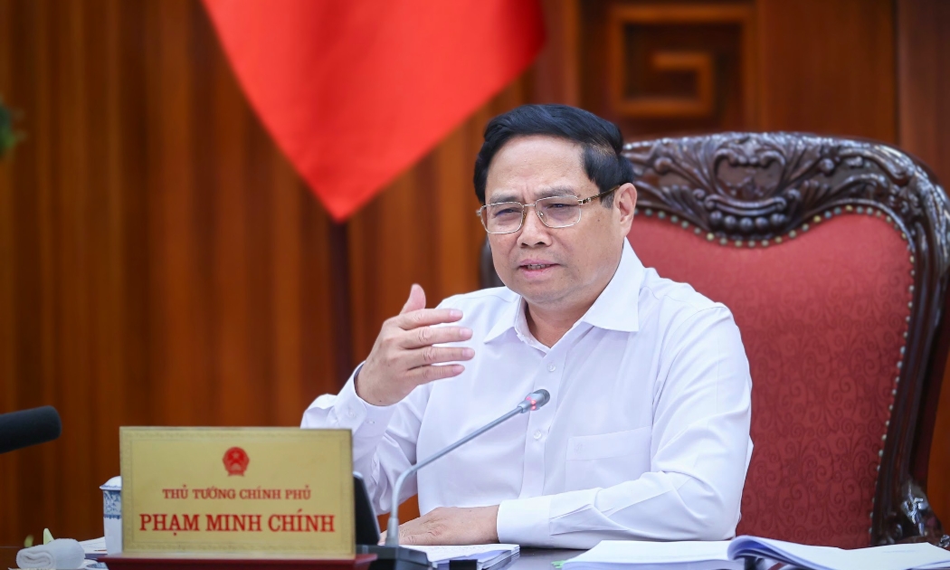Thủ tướng phát biểu tại cuộc họp - Ảnh: VGP