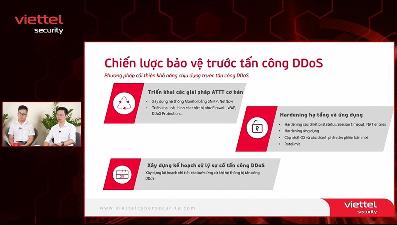 Chuyên gia VCS chia sẻ về các phương án cải thiện khả năng chống chịu trước tấn côngDDoS