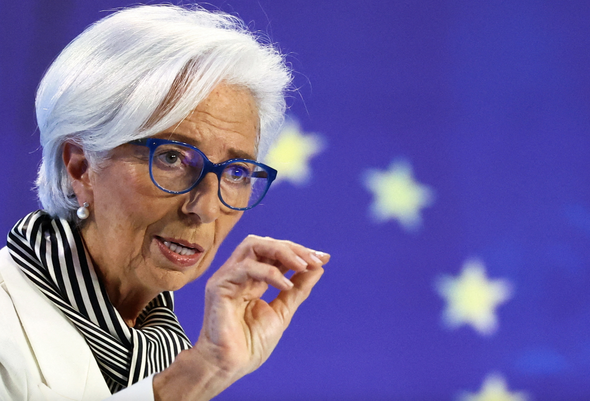 Chủ tịch ECB Christine Lagarde - Ảnh: Reuters.
