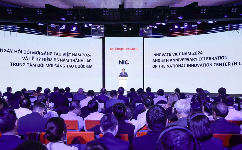 The Innovate Vietnam 2024 was held on October 1, marking the fifth anniversary of the National Innovation Centre. (Photo: VGP) 