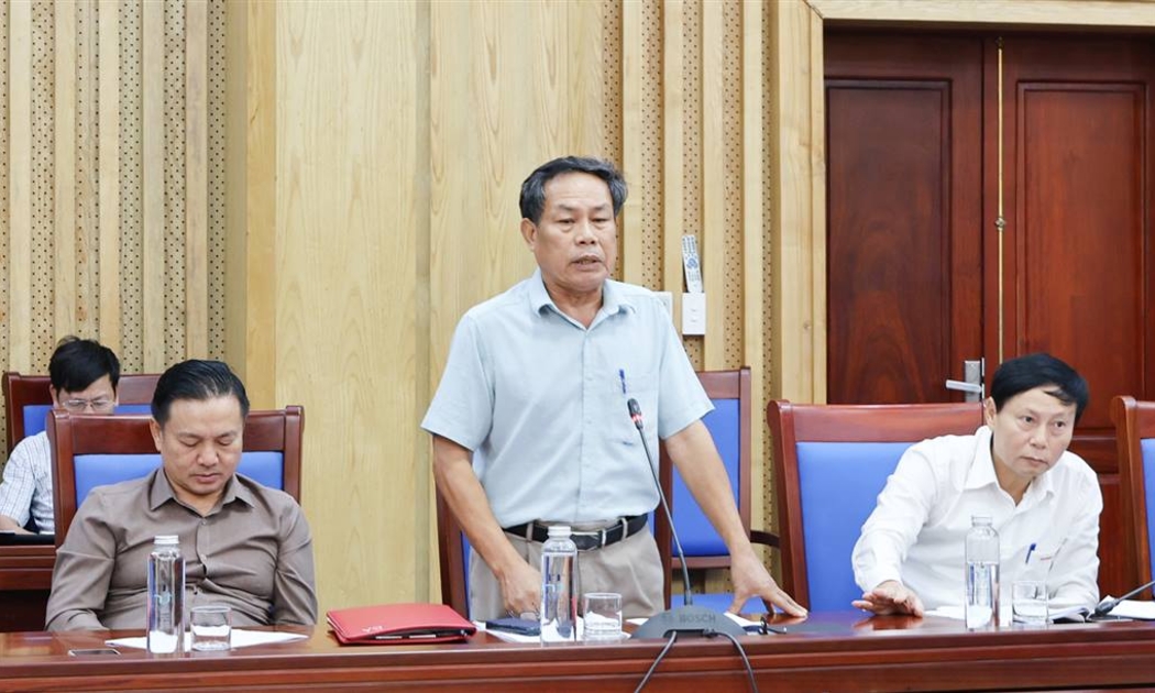 Giám đốc Công ty Đức Phong Thái Đại Phong kiến nghị các nội dung liên quan đến công tác phòng cháy chữa cháy với lãnh đạo tỉnh Nghệ An