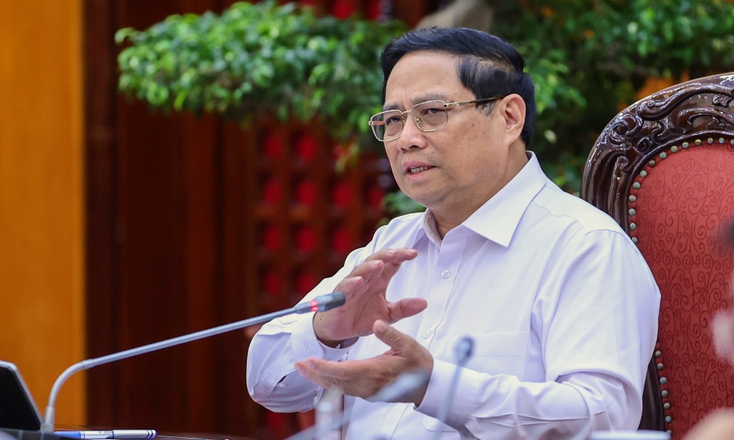 Thủ tướng phát biểu tại cuộc họp - Ảnh: VGP