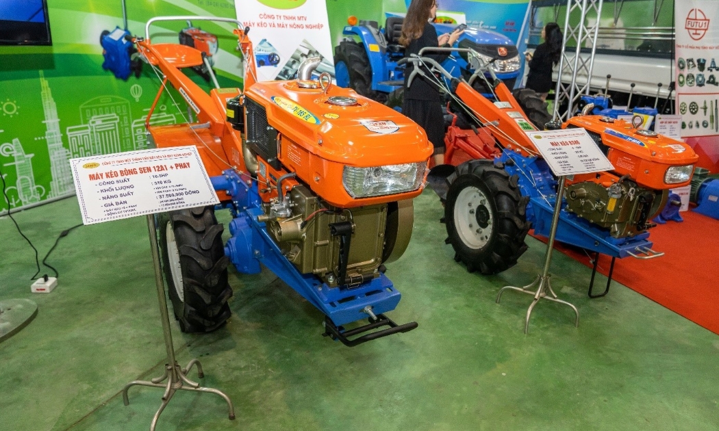 Sản phẩm máy nông nghiệp sản xuất trong nước.