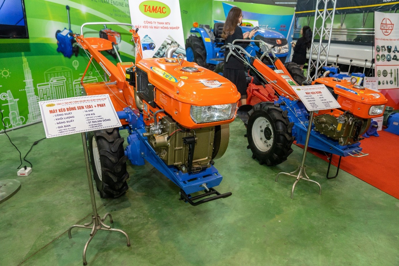 Sản phẩm máy nông nghiệp sản xuất trong nước.