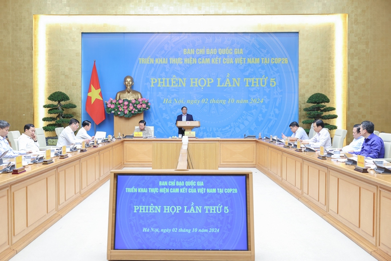 Thủ tướng Chính phủ: Góp phần ứng phó biến đổi khí hậu, phát triển xanh, chuyển đổi năng lượng là việc không thể không làm, không thể đứng ngoài cuộc và làm phải có hiệu quả.