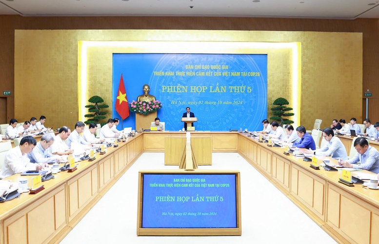 Toàn cảnh phiên họp. (Ảnh VGP)