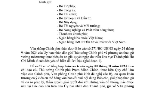 Chính phủ yêu cầu các bộ ngành báo cáo về “siêu” dự án chống ngập sau kiến nghị của TP.HCM