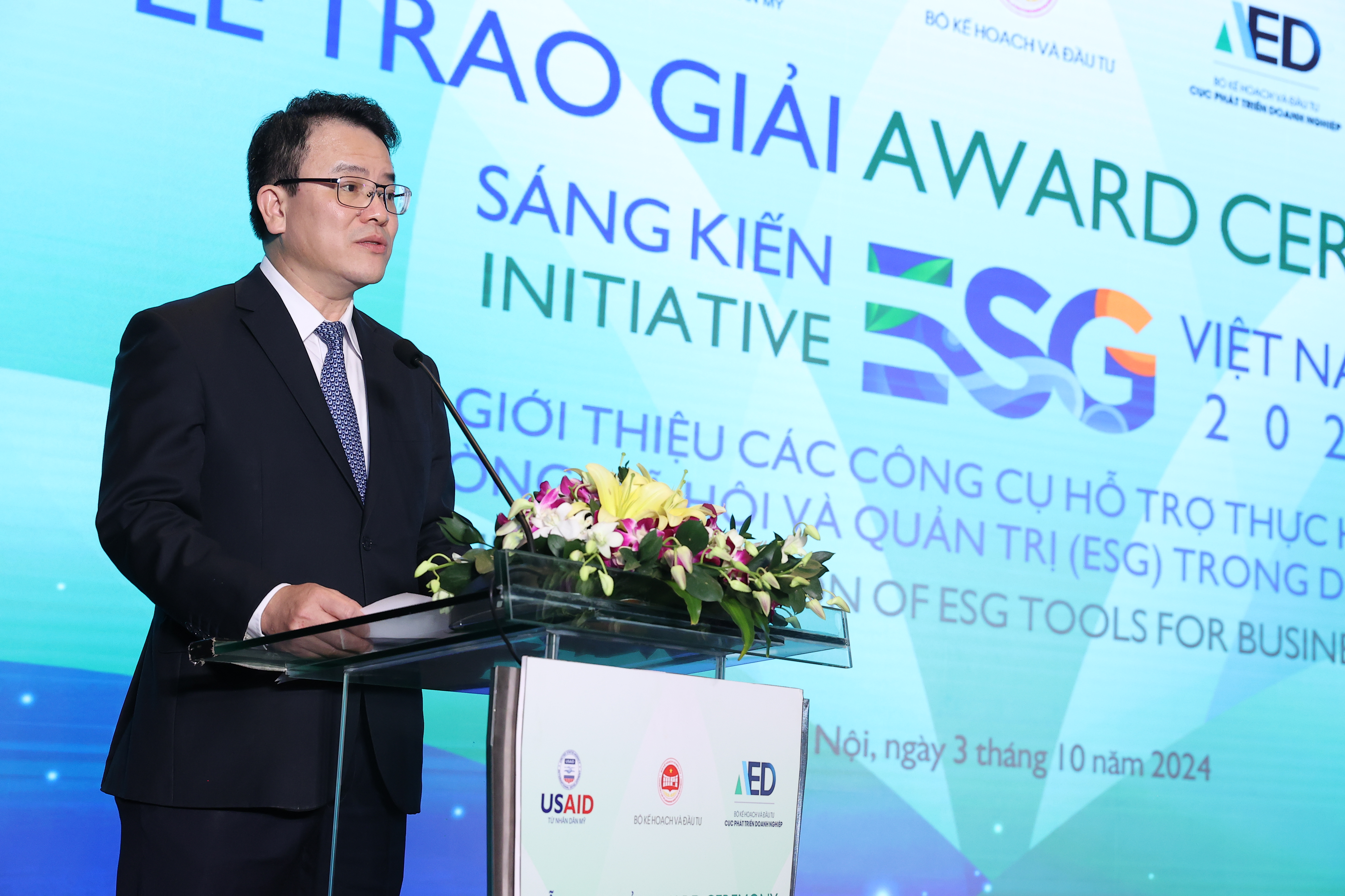 Trưởng trưởng Bộ Kế hoạch và Đầu tư cho biết Bộ Kế hoạch và Đầu tư tiếp tục đồng hành với doanh nghiệp trong tiến trình chuyển đổi xanh.