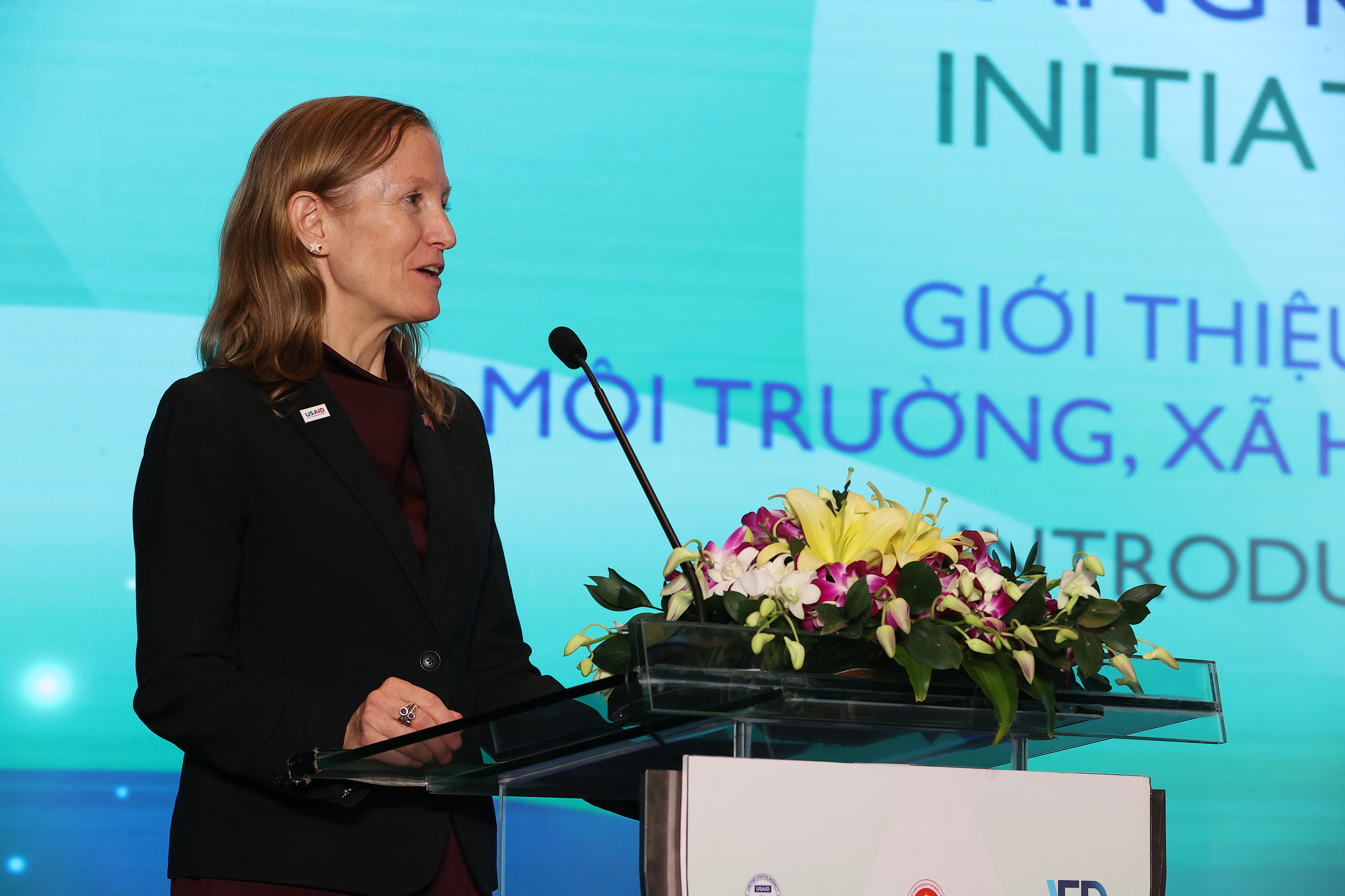 Bà Arler Grubbs, Giám đốc Quốc gia Cơ quan phát triển Hoa Kỳ (USAID) khẳng định việc áp dụng ESG là cơ hội để doanh nghiệp biến trách nhiệm tuân thủ thành lợi thế.