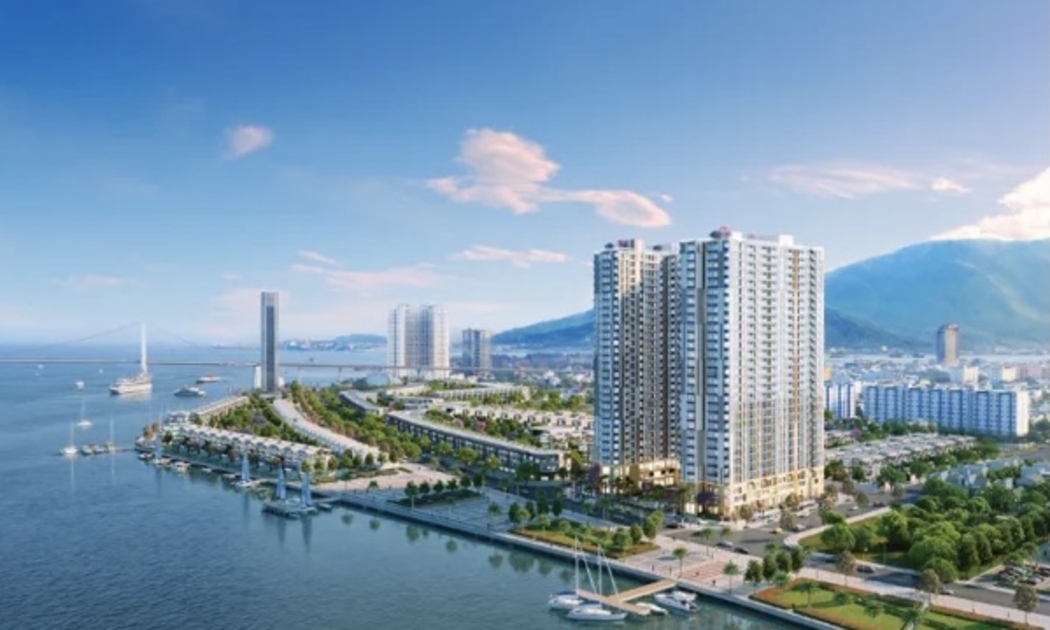 Tổ hợp căn hộ bên bờ sông Hàn.
