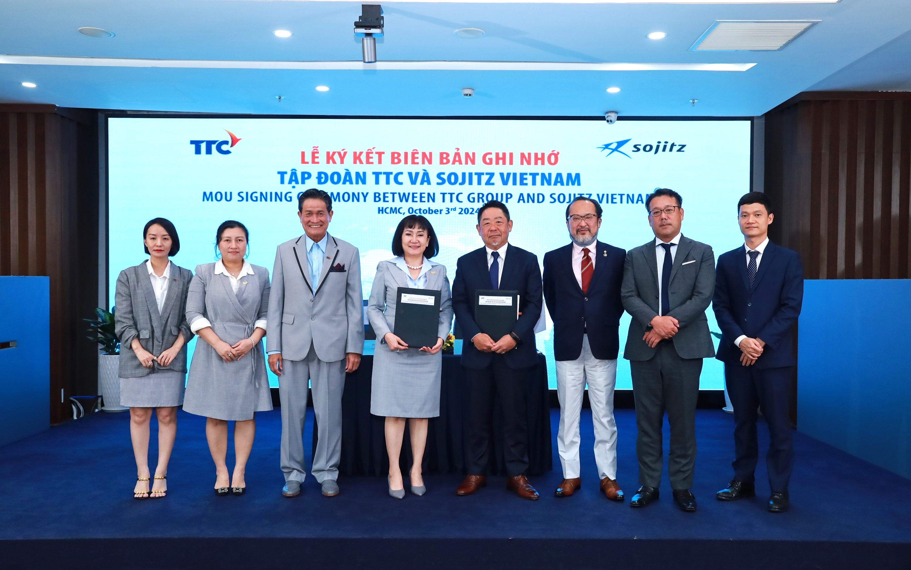 The TTC Group and Sojitz Vietnam will become strategic partners, collaborating in areas where both sides have strengths and mutual interests.