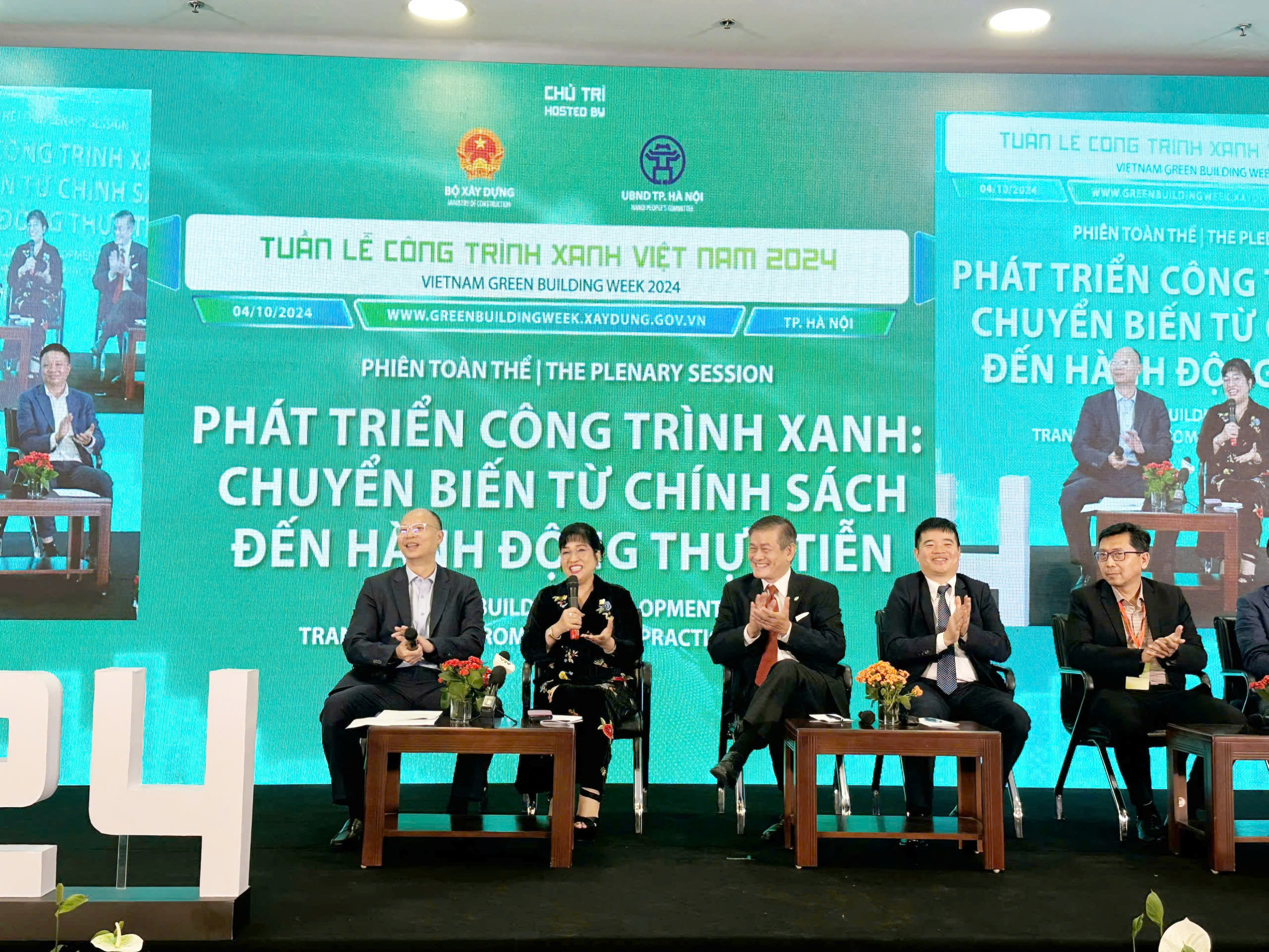 CEO Lưu Thị Thanh Mẫu - Tổng giám đốc Phuc Khang Corporation chia sẻ tại tọa đàm Tuần lễ CTX Việt Nam 2024.