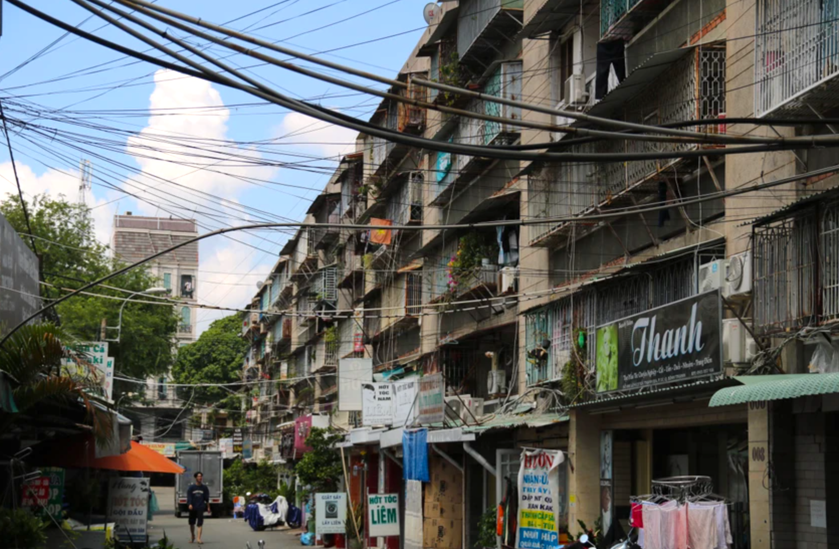 Hiện trạng cư xá Thanh Đa, quận Bình Thạnh, TP.HCM.