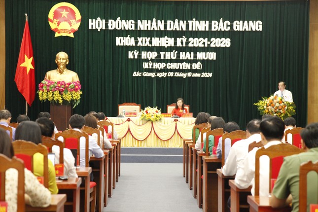 HĐND tỉnh Bắc Giang khóa XIX, nhiệm kỳ 2021-2026 tổ chức kỳ họp thứ 20 