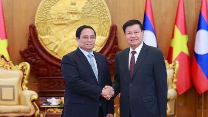 PM meets with Lao leaders ahead of ASEAN Summits