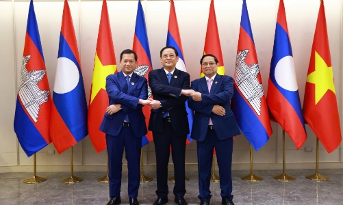Thủ tướng Chính phủ Việt Nam - Lào - Campuchia nhất trí thúc đẩy đột phá chiến lược trong hợp tác kinh tế