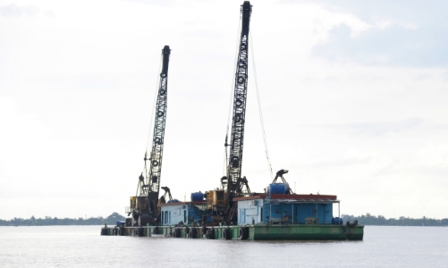 Khởi công khai thác mỏ cát phục vụ dự án đường Vành đai 3 TP.HCM