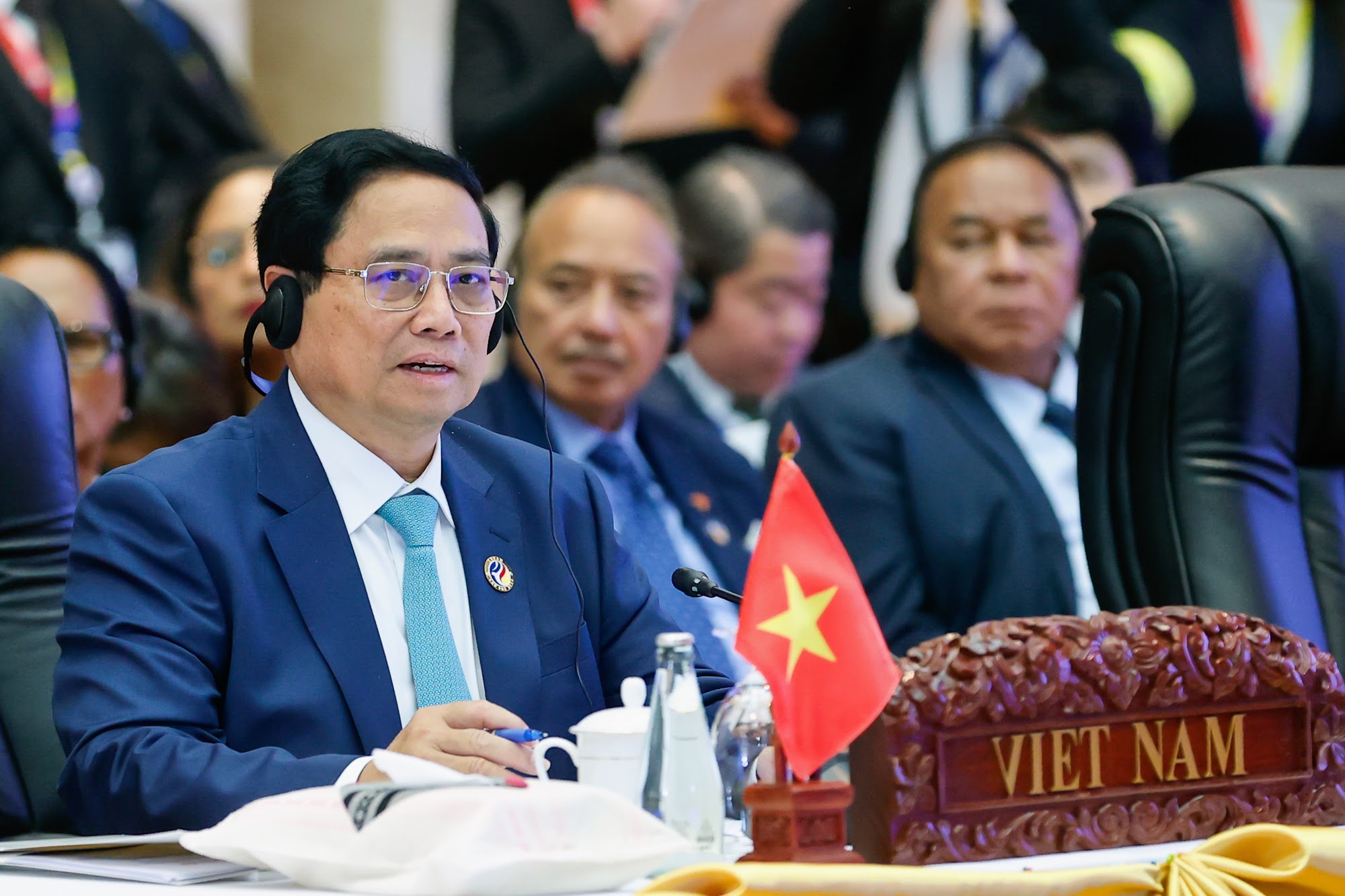 Thủ tướng Phạm Minh Chính đề nghị 3 định hướng triển khai quan hệ ASEAN-Hàn Quốc tương xứng với tầm quan hệ Đối tác Chiến lược toàn diện - Ảnh: VGP
